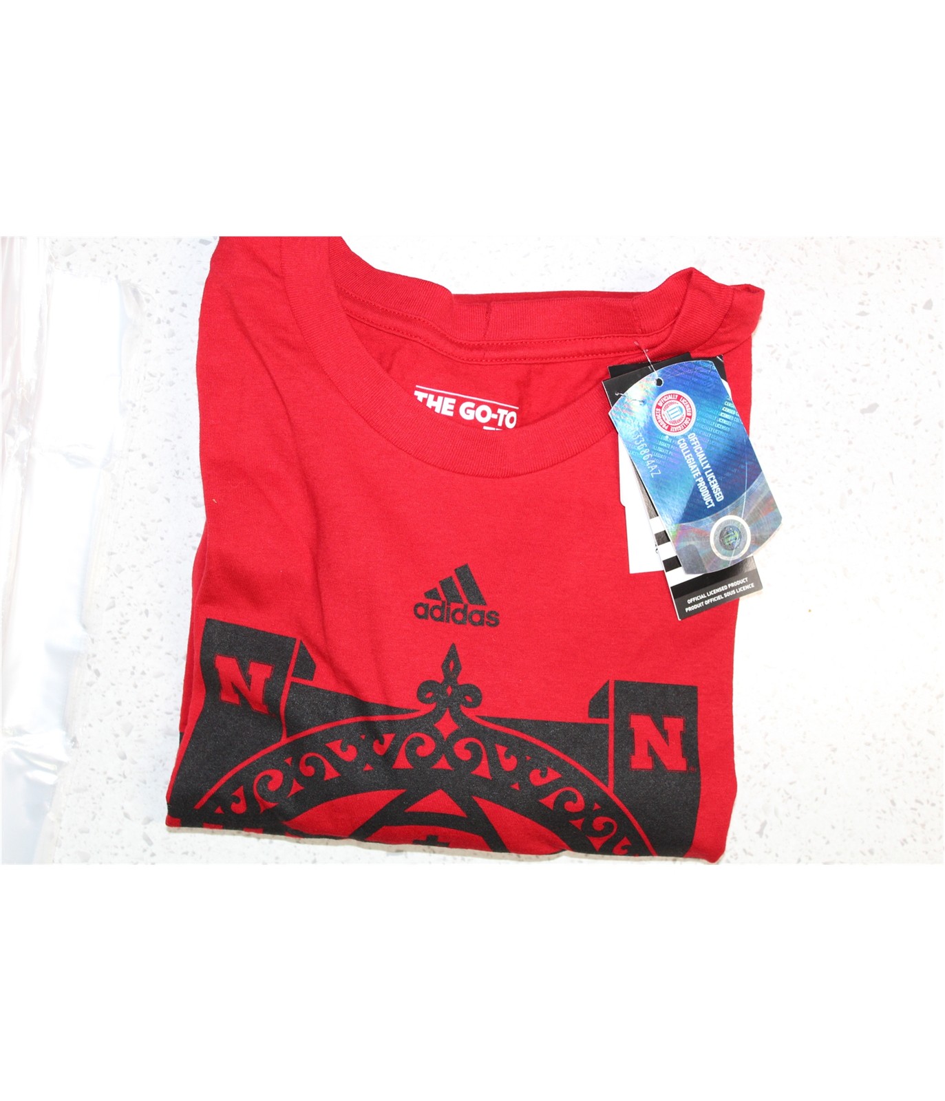 Adidas Mens Nebraska Huskers Graphic T-Shirt, red, XL gallery