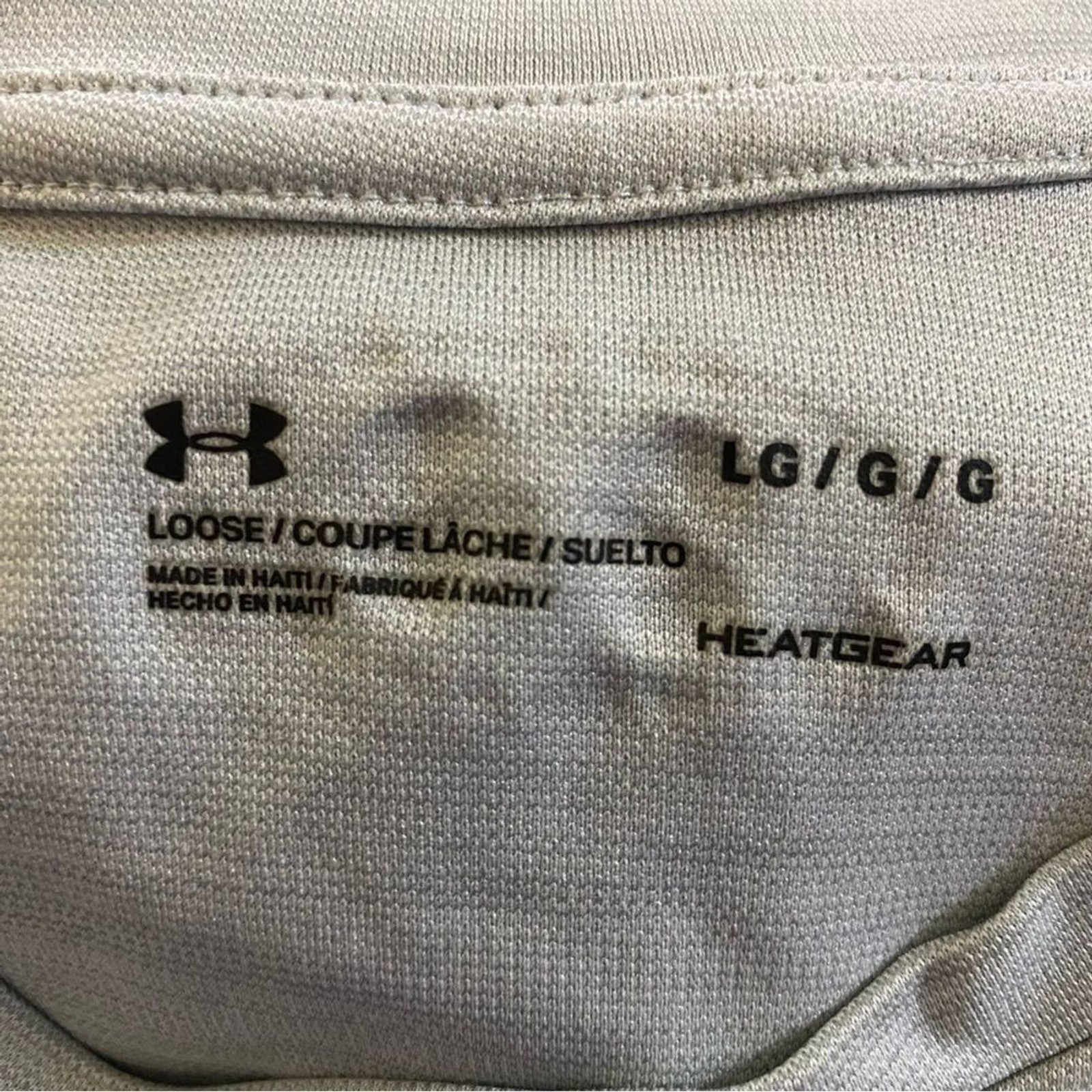 Under Armour Men’s Velocity Short Sleeve Loose T-Shirt Silver L gallery