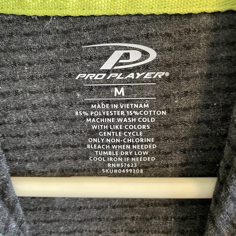 “Pro Player” Mens Medium Short Sleeve Hooded T-Shirt 14% Cotton 85% polyester gallery