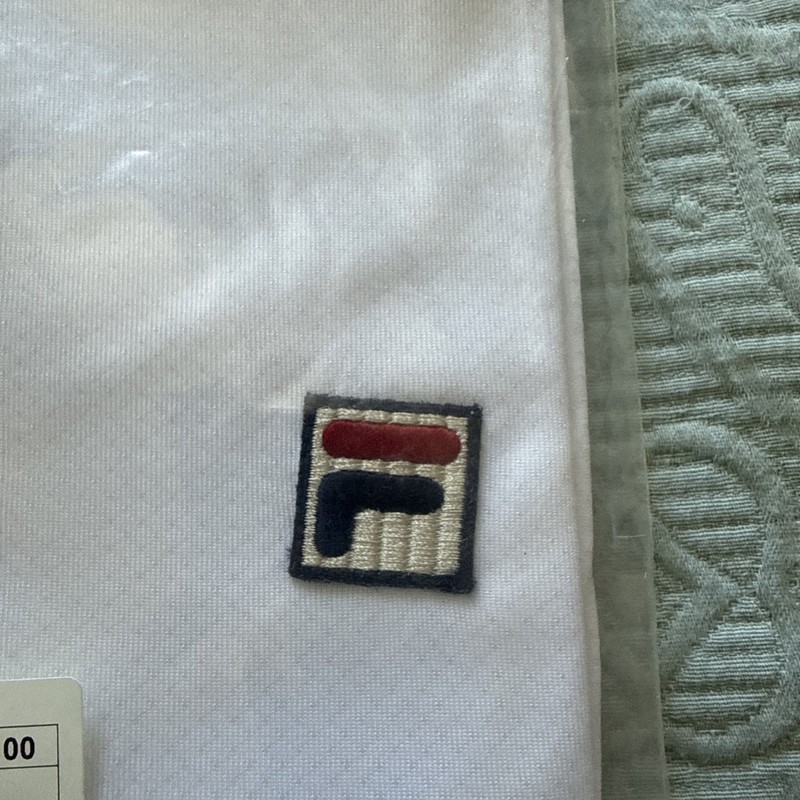 Fila Thomas Reynolds Collections White Tennis Polo shirt size M gallery