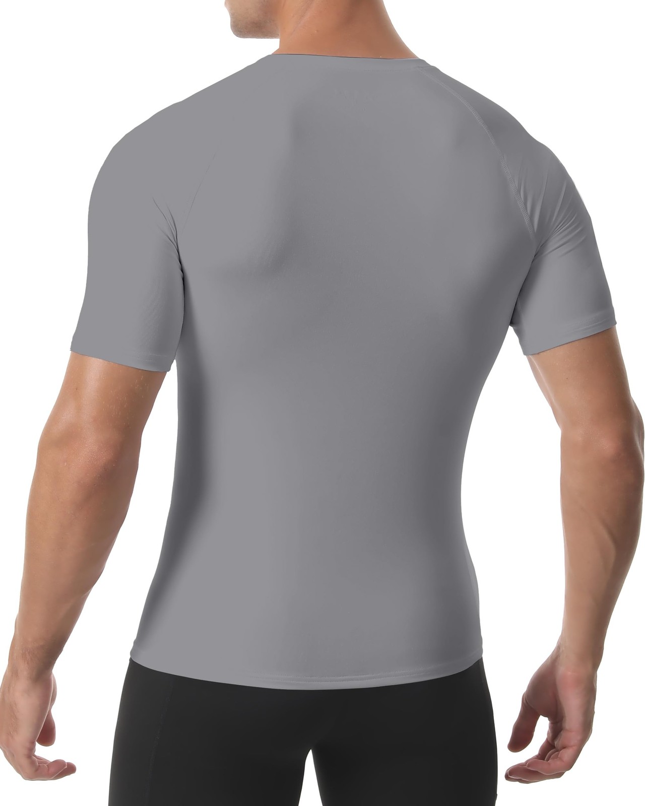 Compression Shirt Men Short Sleeve, Cool Dry Base Layer Athletic Undershirts,... gallery