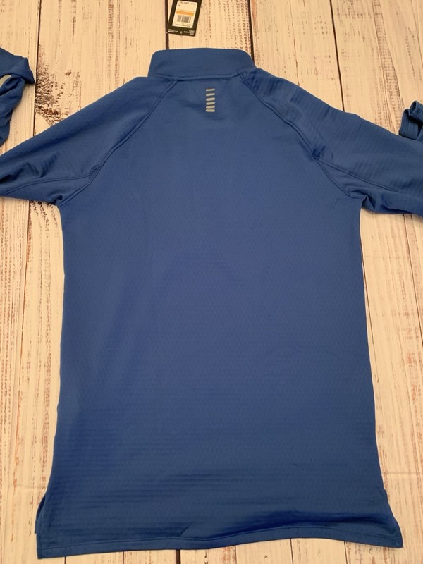 Under Armour Men's Launch Elite ColdGear Half 1/4 Zip Jacket Blue Small NEW NWT gallery