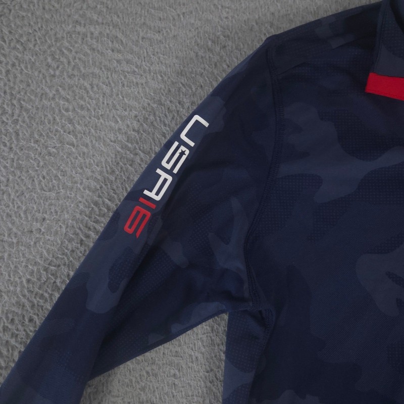 RLX Ralph Lauren Pullover Mens XL Camo Ryder Cup USA 2016 1/4 Zip Performance gallery