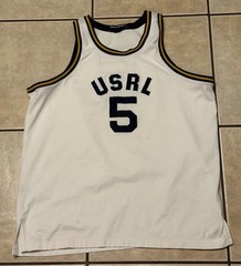 FACTORY DEFECT Vintage Y2K Polo Sport Ralph Lauren USRL 5 Basketball Jersey XL