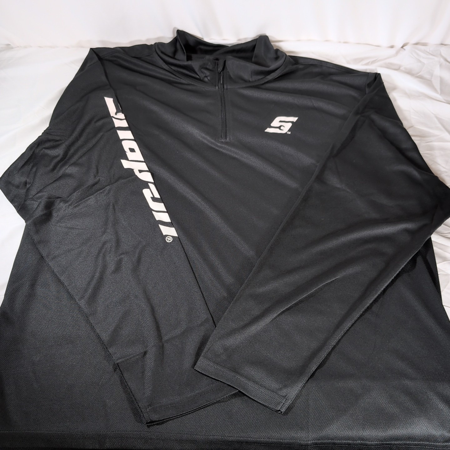 Snap-On Tools Quarter-Zip Performance Pullover Shirt Black Size XL Free Shipping gallery
