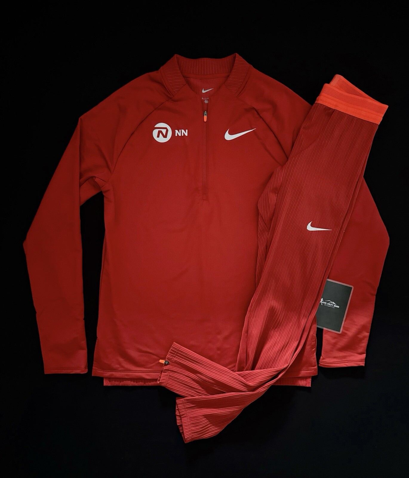 💥Nike 2023 NN Running Team Ineos Pro Elite Half-Zip & Long Tights Combo Deal gallery