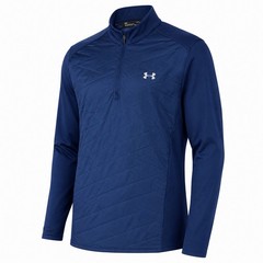 Under Armour ColdGear Storm Loose Fit Navy 1/4 Zip Pullover Large LG