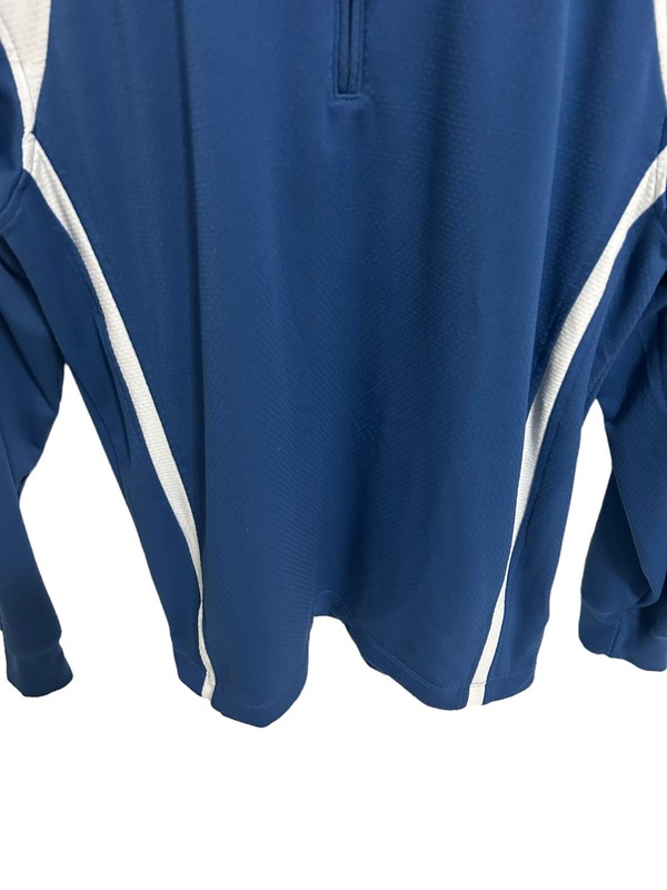 Nike Sphere Dry 1/4 Zip Golf Pullover Size Medium Long Sleeve Blue gallery