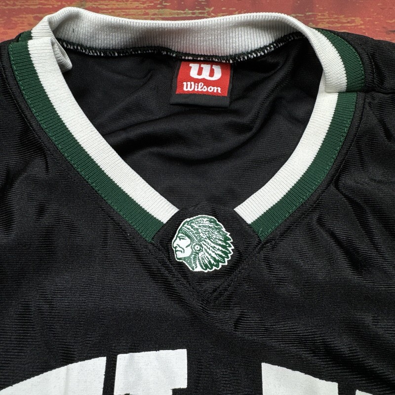 VTG Elk Lake Warriors Basketball Jersey Mens XL #34 Wilson USA Black Dimock PA gallery