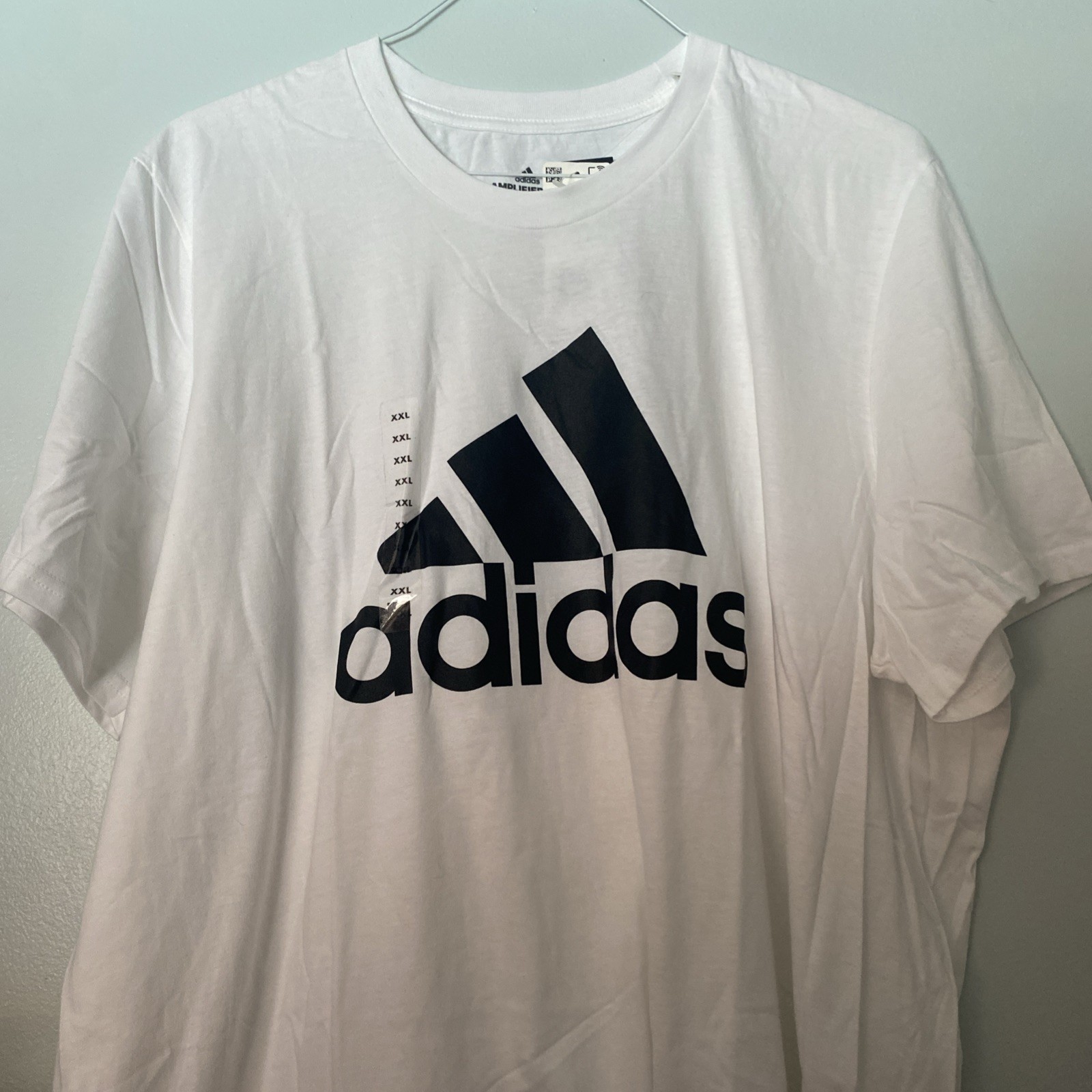 adidas Men's Badge of Sport Short Sleeve Shirt ED9606 NWT 2XL gallery