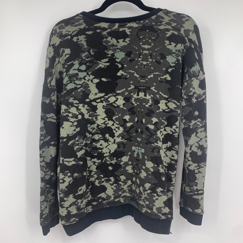 Vans Men’s Small Sweatshirt Pullover Side Zip Camo Long Sleeve Casual Comfort gallery