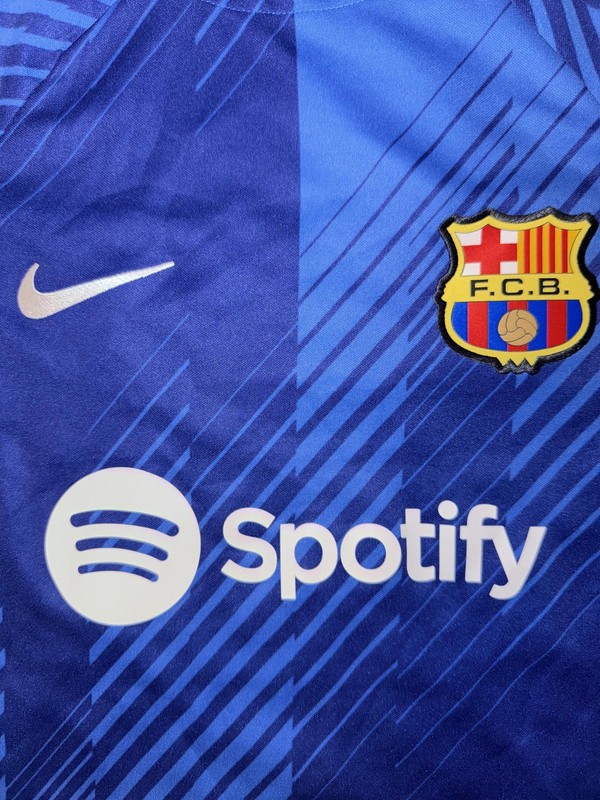 Nike Big Kid’s (Boy’s) Barcelona Pre Match Home Training Jersey gallery