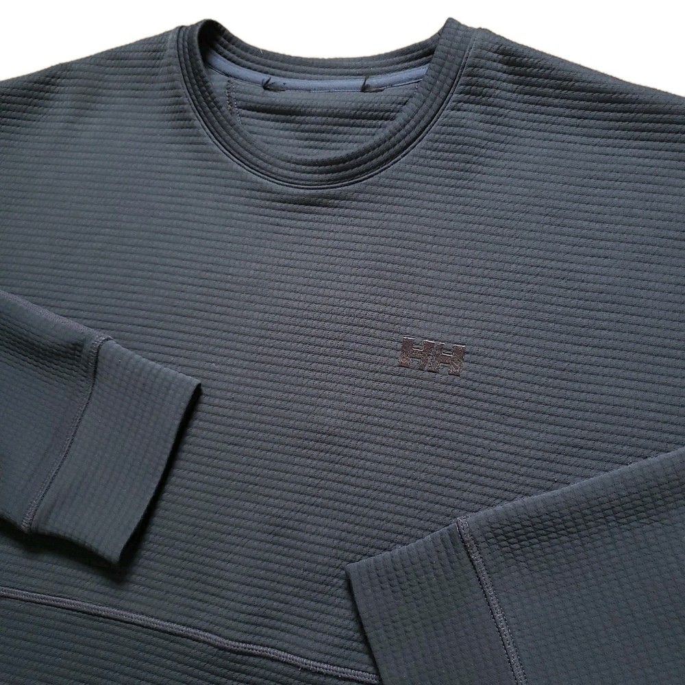 Helly Hansen Thermal Base Layer Size XL-2XL Mens Navy Blue Long Sleeve Ski Snow