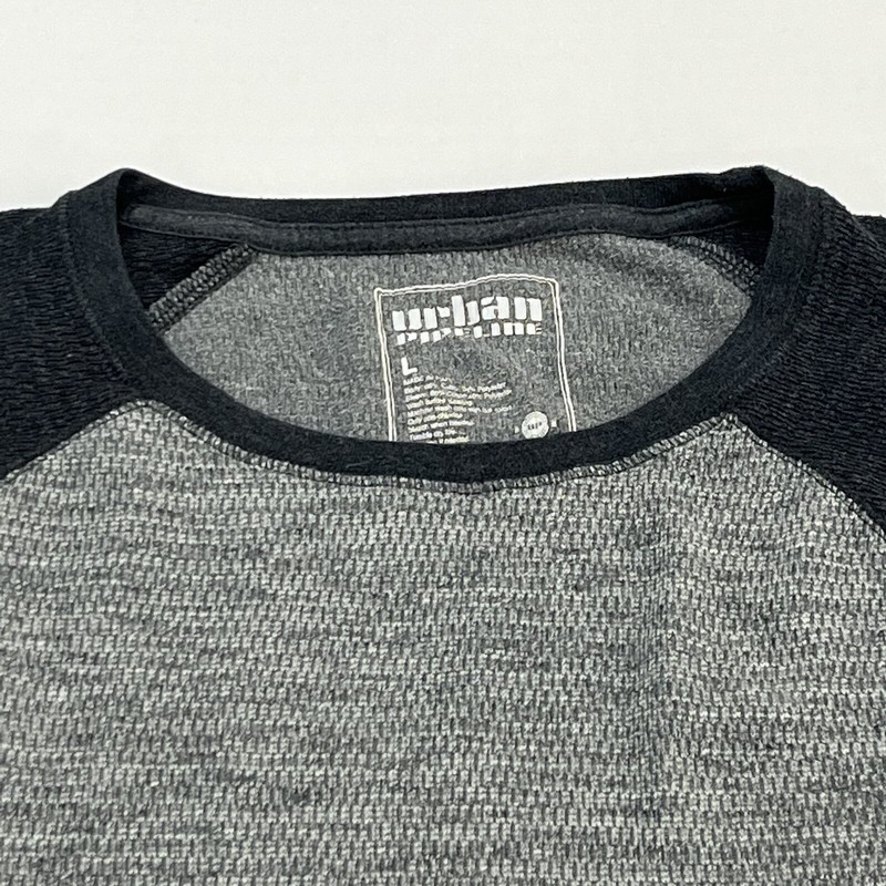 Urban Pipeline Baselayer Long John Shirt Men Large Gray Contrast Sleeve Outdoor gallery