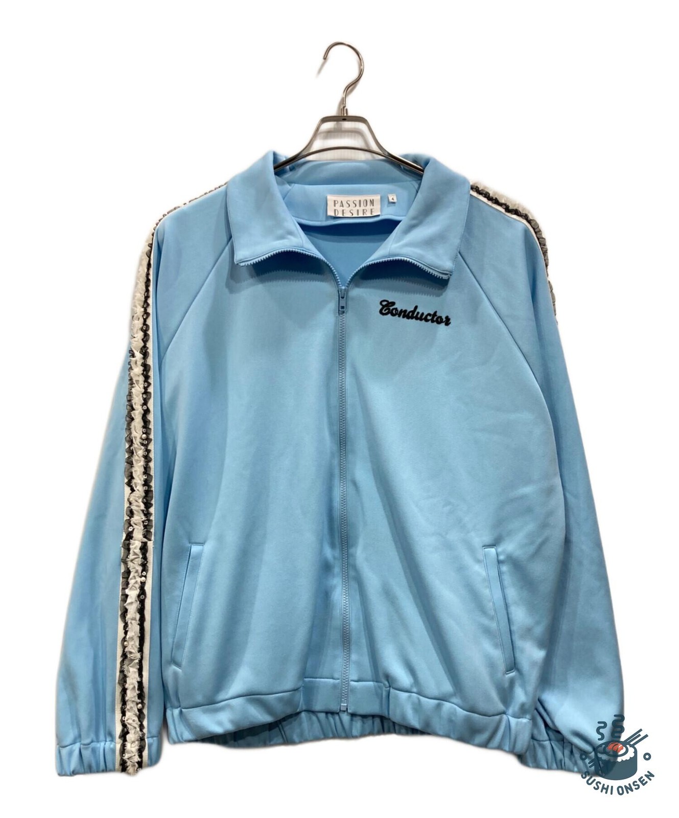 el conductorh FRILL SIDE LINE TRACK TOP Size: 4 Blue Men PD23AJ05 gallery
