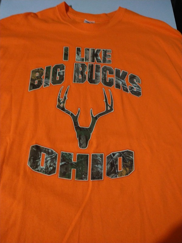 Pre Owned I Like Big Bucks Ohio Orange Deer 🦌 Hunter Shirt Adult 2xl Camouflage gallery