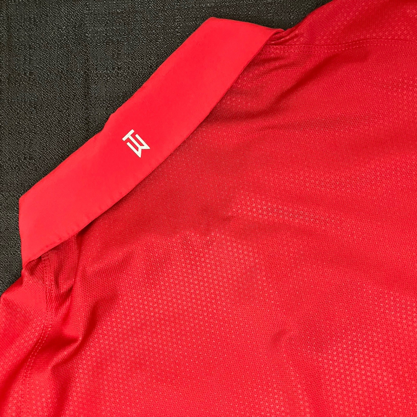 Nike Golf Tiger Woods Velocity Max Embossed Polo 716715 687 Sunday Red Sz L gallery