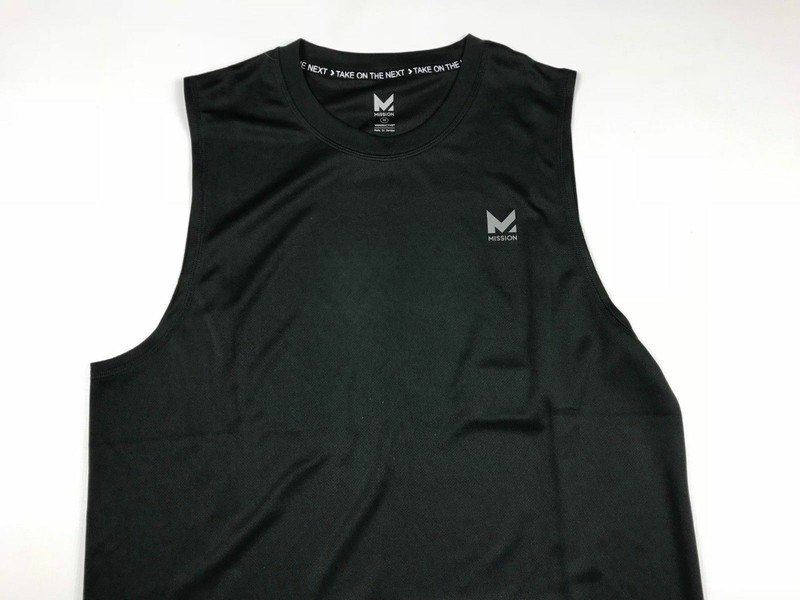 MISSION 'VaporActive Alpha' Training Tank Top Men's M Fitness / Workout Blk NWT! gallery