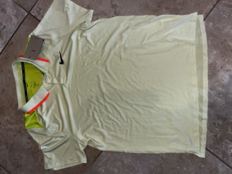 NWT Nike Court Advantage Dri-FIT S/S Tennis Polo Shirt Large FD5317 gallery