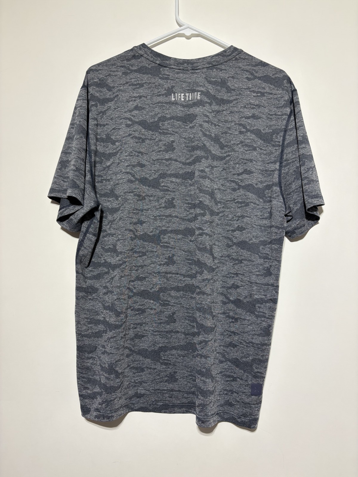 Ten Thousand Shirt Mens XL Blue Gray Camo Mesh Jacquard Lifetime Athletic Tee gallery