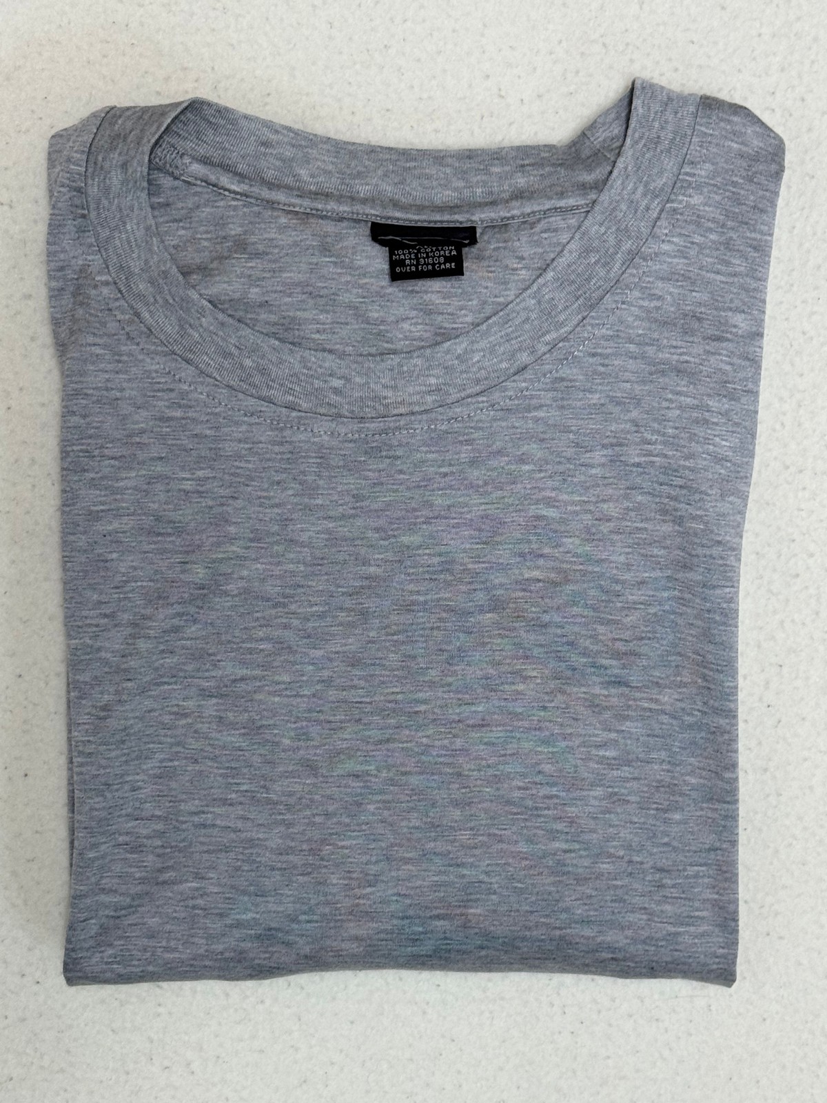 Jos A Bank Men's 100% Cotton Crew Neck Short Sleeves T-Shirt - Light Gray - XL gallery