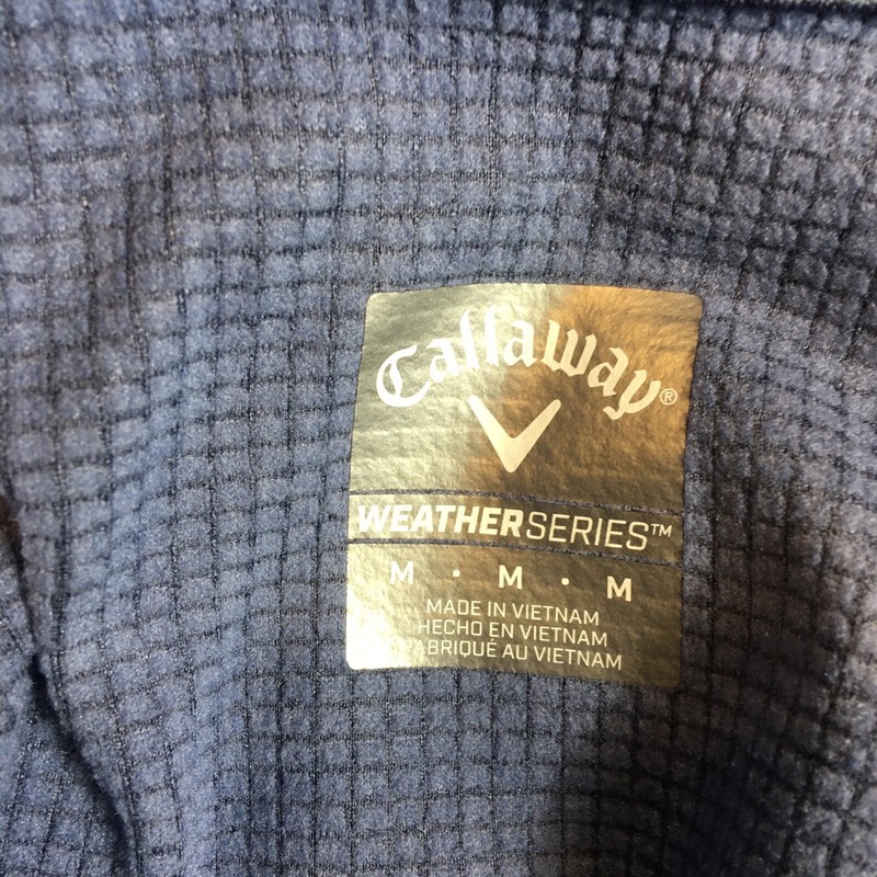 Callaway Pullover Men Blue 1/4 Zip Golf Hiking Swing Tech Weather Series M gallery