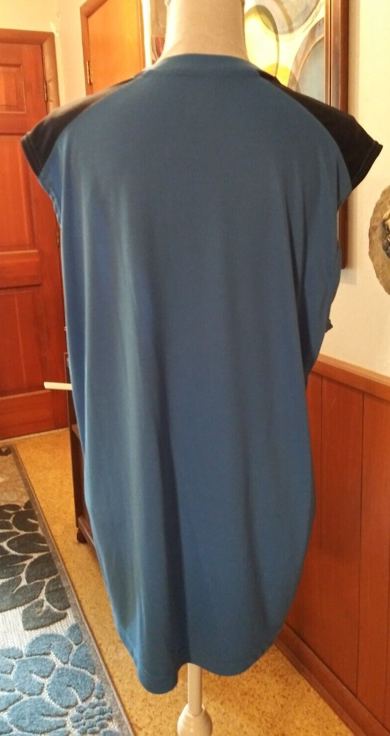 Open Trails Mens Size Large Tank Top Blue & Black 31 L 21 Chest gallery