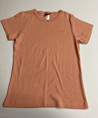 Reebok Men’s L Regular Fit Cotton Orange Crew Neck Short Sleeve Logo Tee