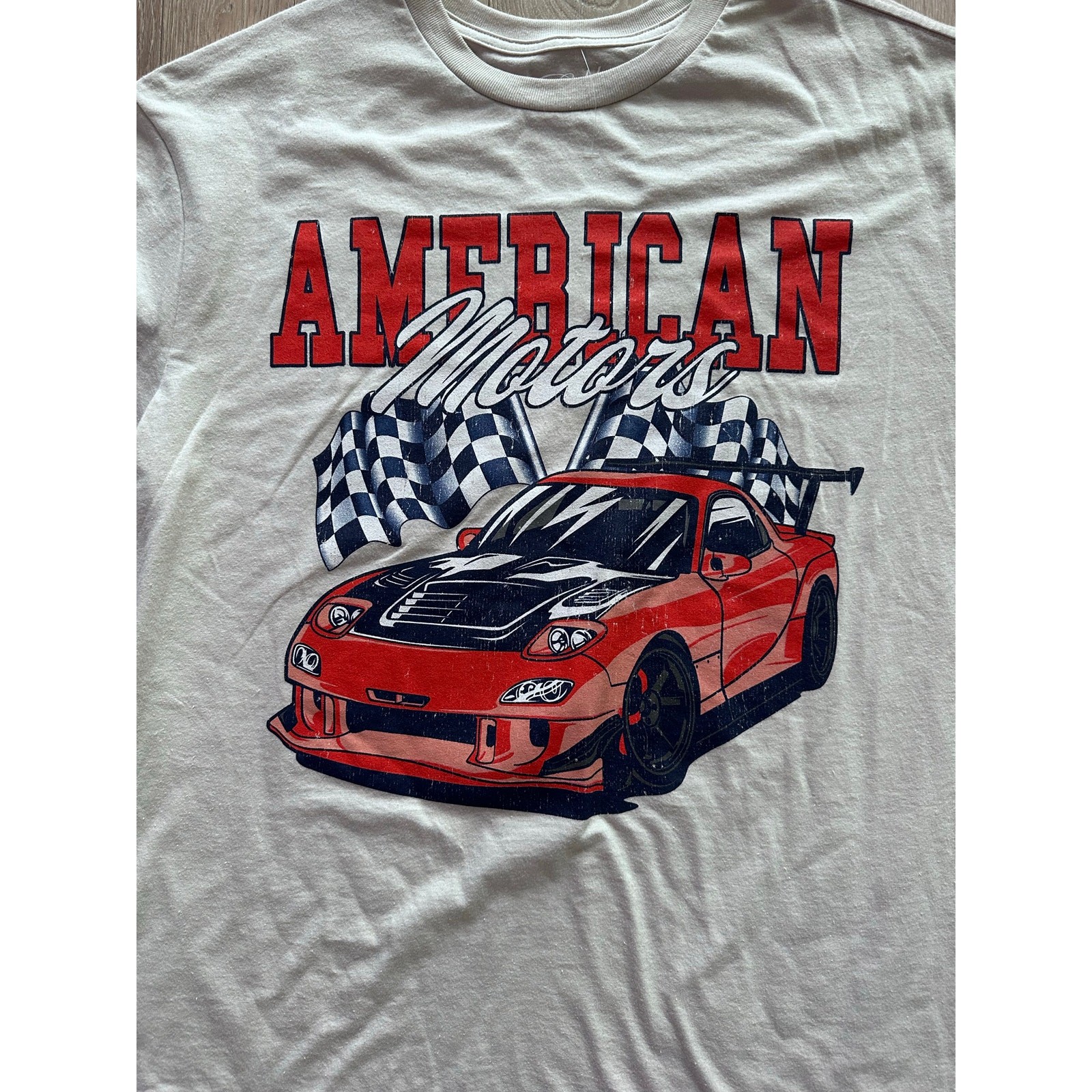 Men’s Cold Crush "American Motors" Race Car Graphic Tee Size Large NWOT gallery