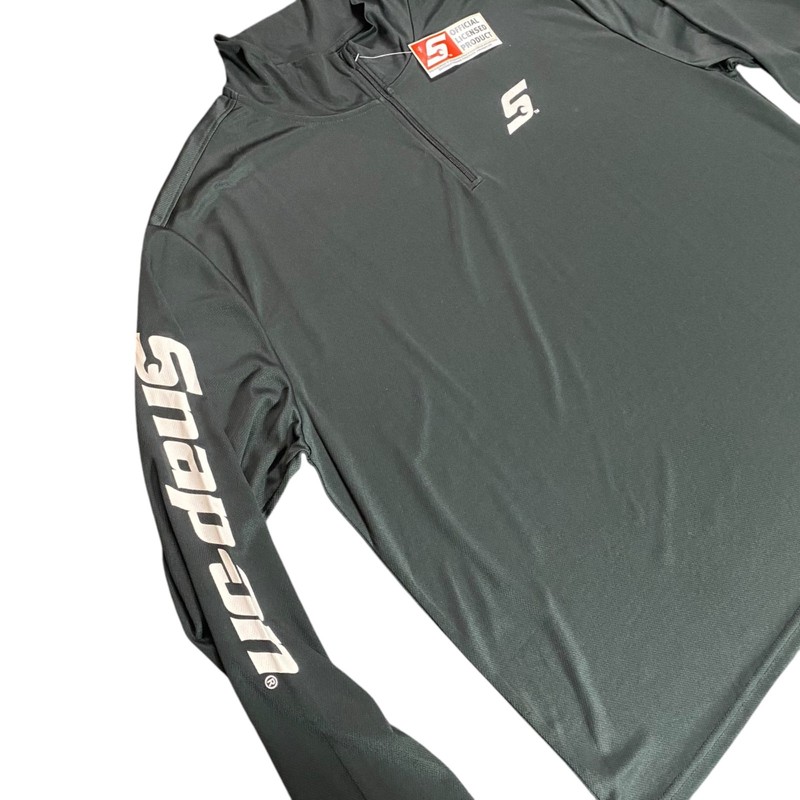 Snap-On Size XXL Performance Quarter Zip Long Sleeve Mens Lightweight Pull over gallery