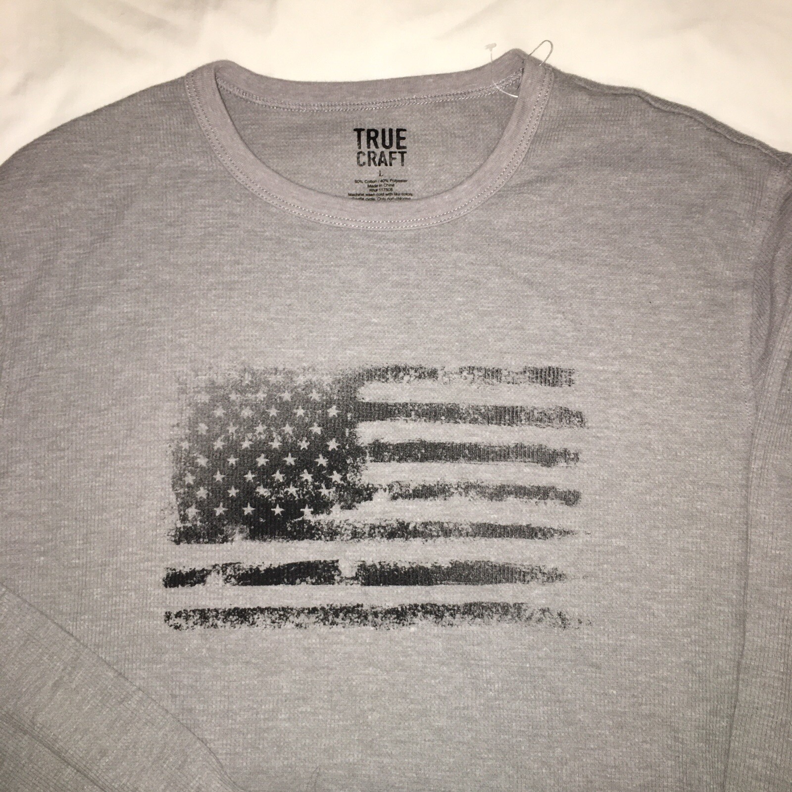 True Craft Thermal Flag Graphic Long-Sleeve Tee Men's Large Mountains Hiking gallery