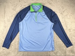 Southern Tide Tide to Trail Performance 1/4 Zip Blue Green Men’s Size Large T3