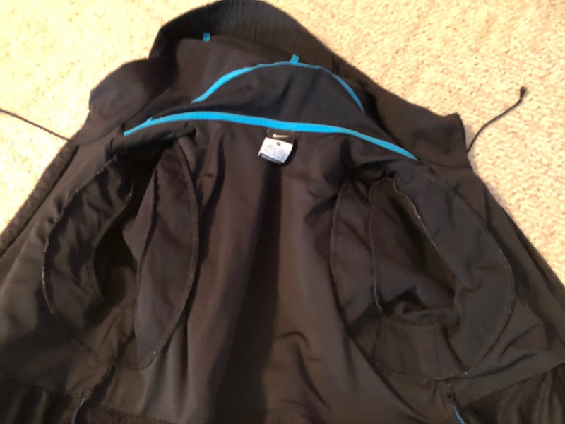 Lebron James Nike Elite Jacket Winterized 2015 Size Small S Hooded Black Blue gallery