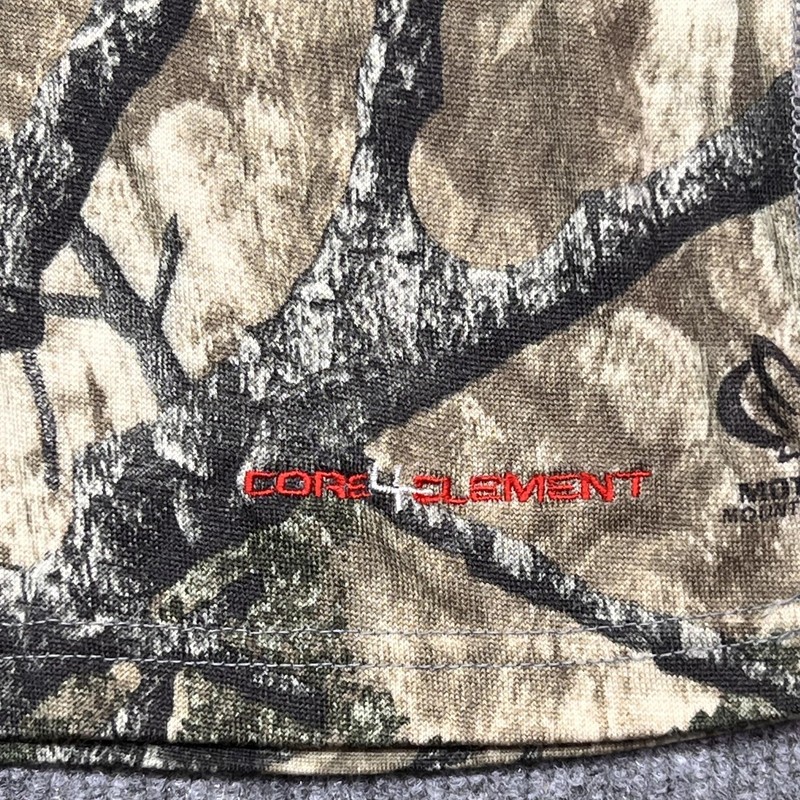 Core4Element Pullover Mens Large Mothwing Camo 1/4 Zip Merino Wool Hunting Shirt gallery