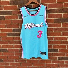 Miami heat swinan blue Dwayne wade nike jersey sold out online mens large