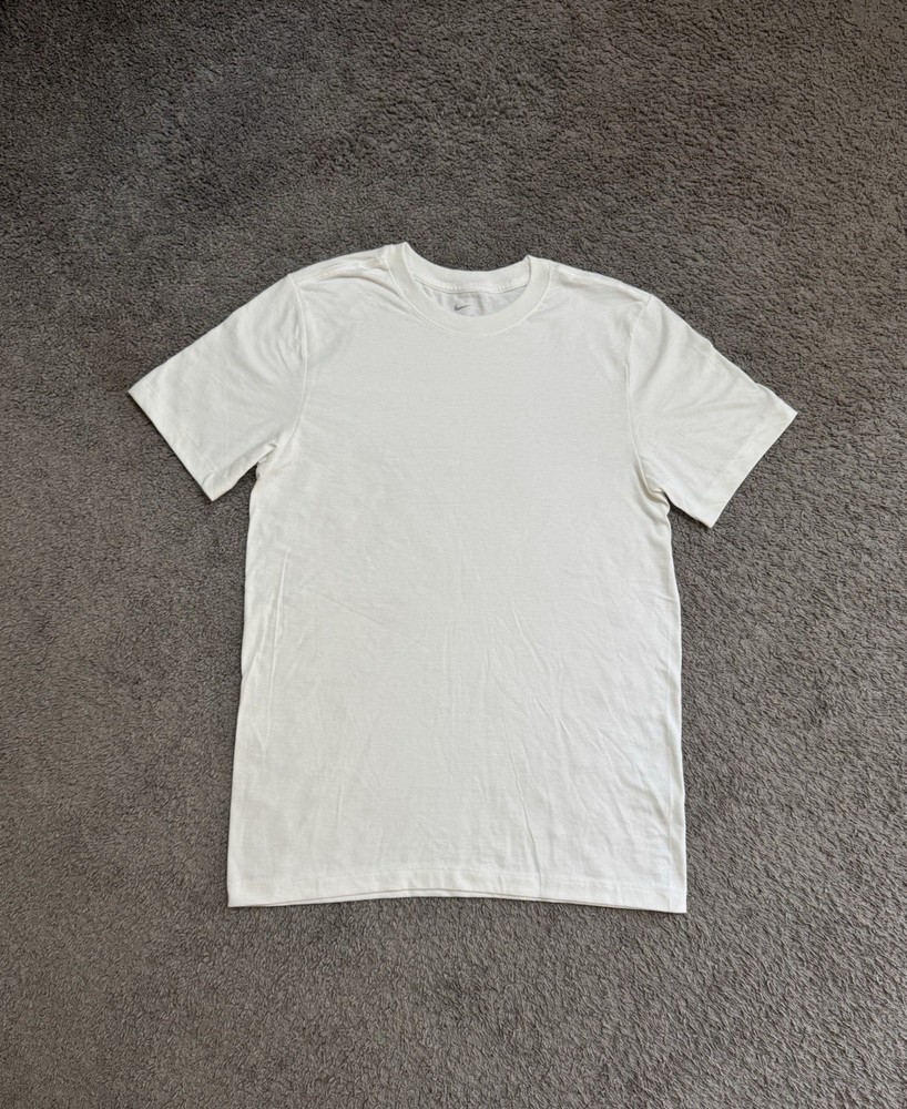 Nike Breathable Plain Tee White Men's Size Small