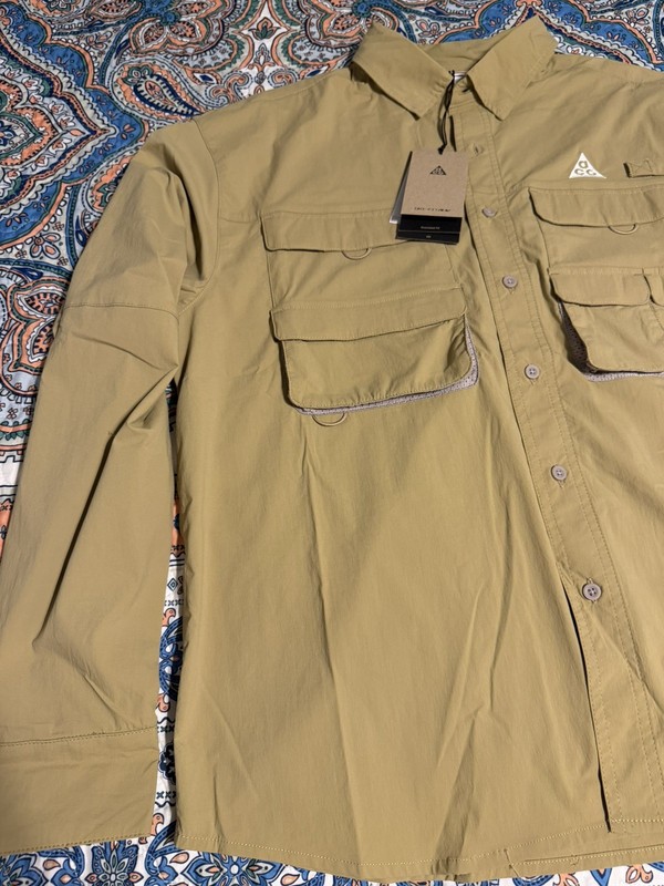 Nike ACG Orb Weaver Dri-FIT ADV UV Long Sleeve Shirt Beige Men’s Sz M HJ2465297 gallery