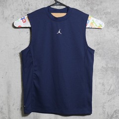 Vintage Jordan Jersey Mens Medium Navy Blue Jumpman Athletic Basketball Y2K