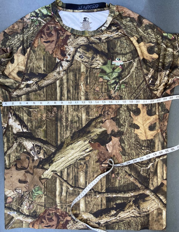 Starter Mossy Oak Break Up Infinity Camouflage Dri-Star Shirt Men Size 3XL 54/56 gallery