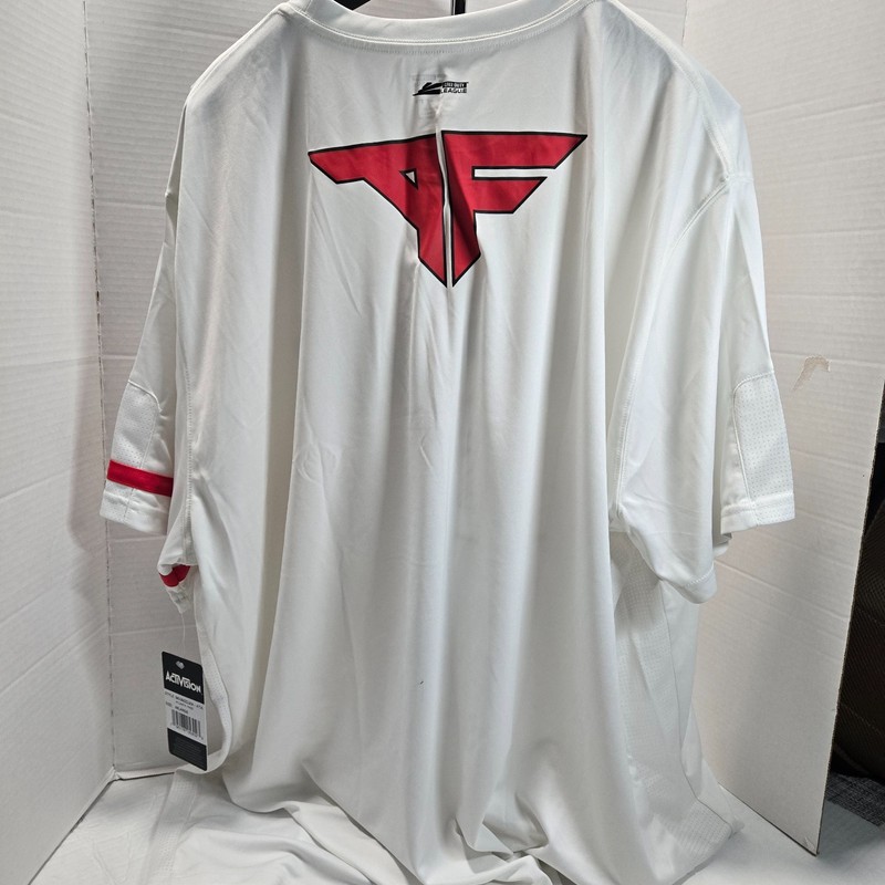 Atlanta FaZe Men's Activision Call of Duty League Jersey T-Shirt White Size 4XL gallery