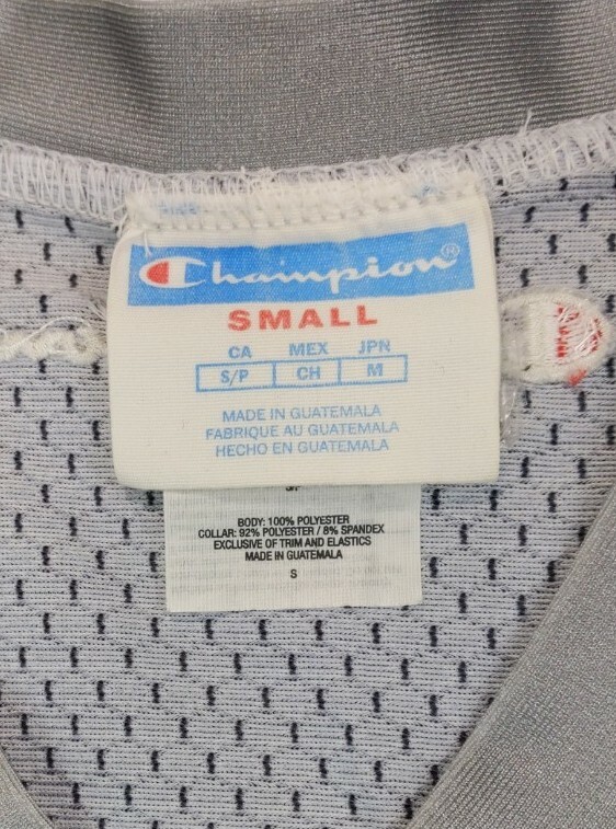 Vintage 90's CHAMPION #19 Lightweight Polyester Jersey Size Men's Small EUC! gallery