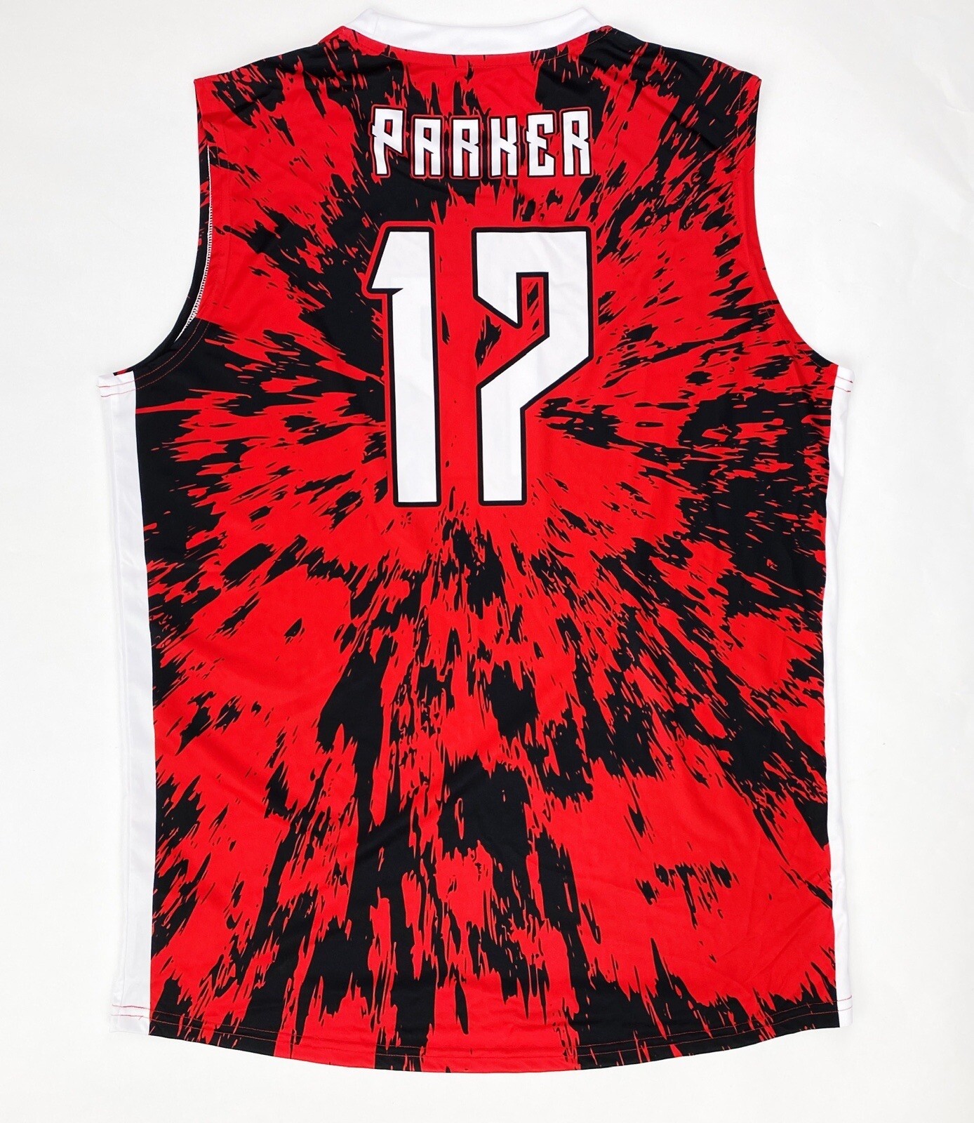 Ridgemont Wolves Basketball Practice Jersey Men's Large Red Black gallery