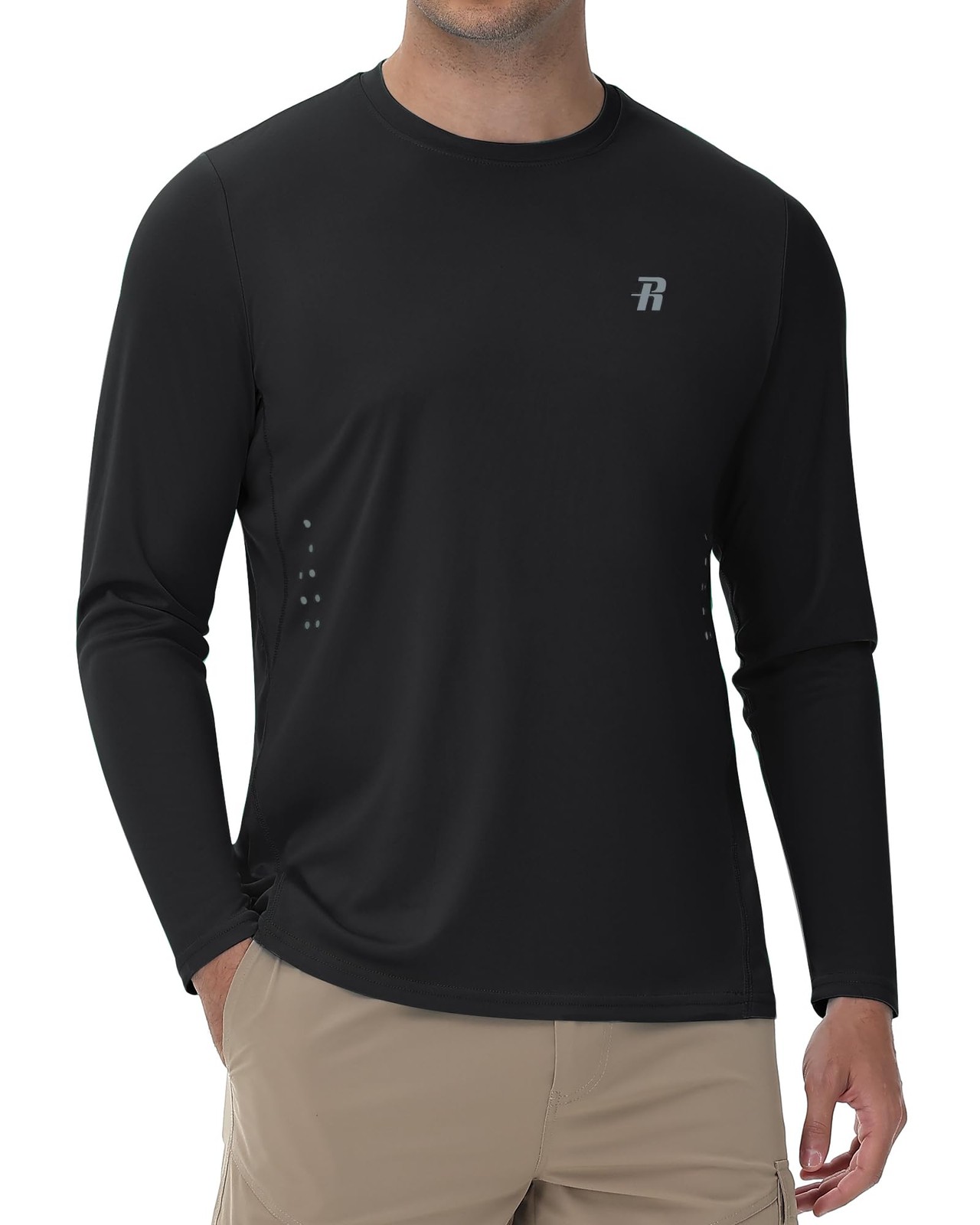 Men's UPF 50+ Sun Protection Shirts Long Sleeve UV Swim Shirt Fishing Hiking ... gallery