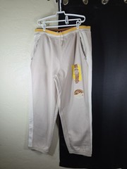 MARITHE FRANCOIS GIRBAUD SWEATPANT Mens Sz 2X VINTAGE THROW BACK CREAM COLOR