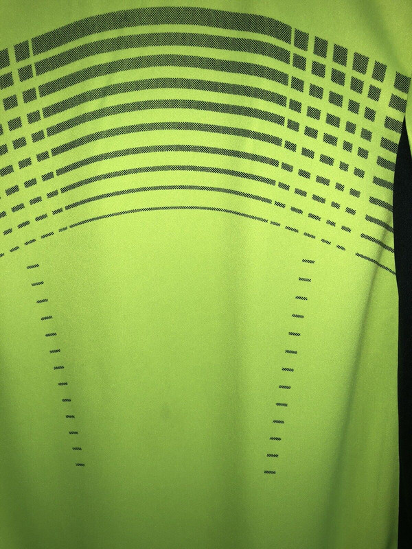 Performance Sports Workout Shirt Yellow & Black Men's Size Lg. 100% Polyester gallery