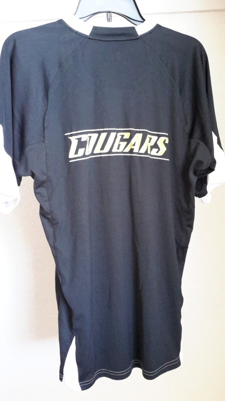 California Cougars Under Armour HeatGear Short Sleeve Men L Active Top Pre-owned gallery