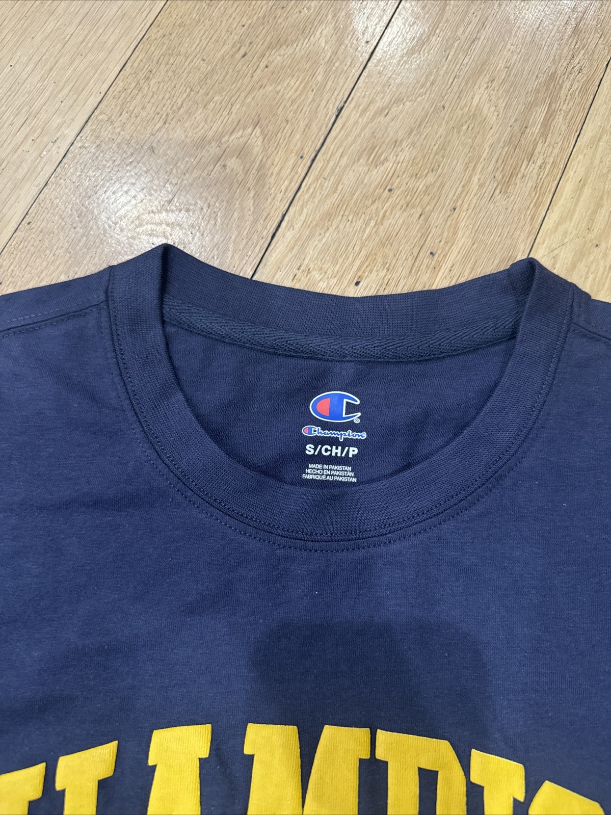 Champion mens Established Gaphic Tee - Navy Small Brand New W Tag gallery