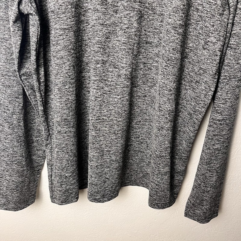 Stylus Performance Pullover Shirt Mens XL Black Heather Quarter Zip Long Sleeve gallery