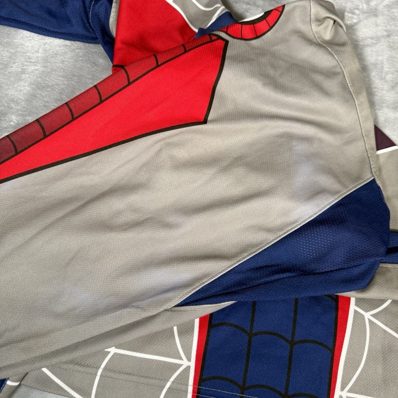 Pure Hero Marvel Spiderman Moto Jersey Mens 2XL Long Sleeve Cycling 2005 READ! gallery