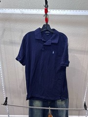Polo Ralph Lauren Navy Blue POLO SHIRT Large L Classic Fit